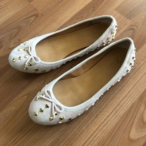 NWOT J.Crew studded flats
